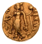 Gupta, Chandragupta II, Parasol, 7.77 g. AV dinar