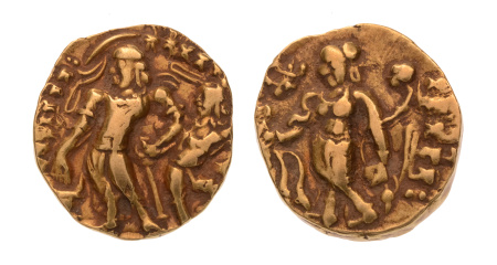 Gupta, Chandragupta II, Parasol, 7.90 g. (19 mm)