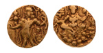Gupta, Chandragupta II, Archer, 7.71 g. AV dinar