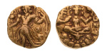Gupta, Chandragupta II, Archer, 8.08 g. AV dinar