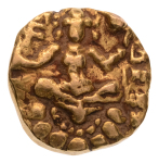 Gupta, Chandragupta II, Archer, 8.08 g. AV dinar