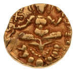 Gupta, Chandragupta II, Archer, 7.89 g. AV dinar