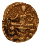 Gupta, Chandragupta II, Archer, 7.86 g. AV dinar