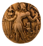 Gupta, Chandragupta II, Archer, 7.82 g. AV dinar