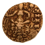 Gupta, Chandragupta II, Archer, 8.23 g. AV dinar