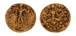 Gupta, Chandragupta II, Archer, 7.86 g. AV dinar