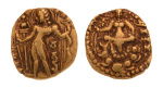 Gupta, Chandragupta II, Archer, 7.98 g. AV dinar