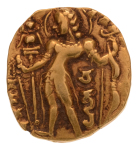 Gupta, Chandragupta II, Archer, 7.98 g. AV dinar