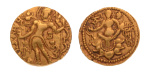 Gupta, Chandragupta II, Archer, 7.83 g. AV dinar