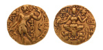 Gupta, Chandragupta II, Archer, 7.68 g. AV dinar