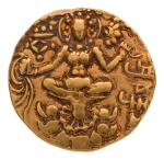 Gupta, Chandragupta II, Archer, 7.68 g. AV dinar