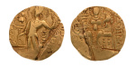 Gupta, Chandragupta I, Rajadanda, 7.80 g. AV dinar