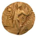 Gupta, Chandragupta I, Rajadanda, 7.80 g. AV dinar