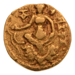 Gupta, Chandragupta II, Archer, 7.53 g. AV dinar