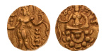 Gupta, Chandragupta II, Archer, 8.29 g. AV dinar