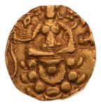 Gupta, Chandragupta II, Archer, 8.29 g. AV dinar