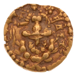 Gupta, Chandragupta II, Archer, 8.10 g. AV dinar