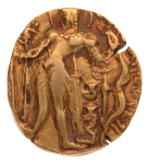 Gupta, Chandragupta II, Archer, 8.15 g. AV dinar
