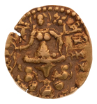 Gupta, Chandragupta II, Archer, 8.15 g. AV dinar