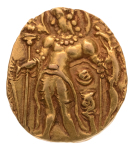 Gupta, Chandragupta II, Archer, 8.00 g. AV dinar