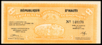 Haiti, 1962, Certificat de Liberation Economique, 1,