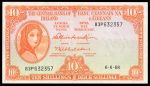 1968, Republic of Ireland, Central Bank of Ireland, 10 shillings