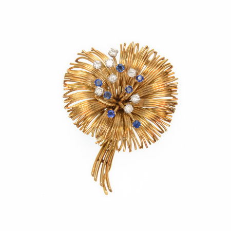 VAN CLEEF & ARPELS Broche Fleur