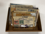 1942–45 WWII Censored Mail. Outstanding group of 37 covers bearing a wide range of KGVI Pictorial frankings and an exceptional selection of numbered wartime censor tapes, including M/4, M/5, M/6, M/7, M/8, M/10, M/11, M/