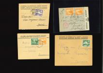 1941–53 Rural Service Cancellations: Attractive group of 17 covers, all bearing 1½pi frankings tied by a wide variety of Rural Service handstamps, including Akanthou, Colossi, Kato Drys, Mandraes, Millia F.A., Moni, Odou