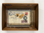 1917–23 KGV. Attractive selection of eleven covers, including two 2pi Registration Envelopes uprated and addressed to England and the United States, together with a range of colourful frankings, many tied by the "942" ba