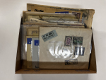 1940–59 Censored Mail & Town Cancellations. Attractive group of forty-six covers illustrating censored mail and a wide range of town and village cancellations, with extensive KGVI Pictorial frankings, including the 45 pi