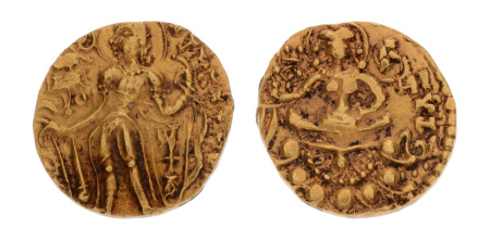 Gupta Empire, Skandagupta, c. 455-467, AV dinar, 9.31 g. Archer.
