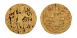 Gupta, Samudragupta I, Javelin, 7.67 g. AV dinar
