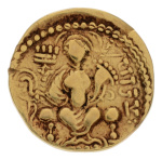 Gupta, Samudragupta I, Javelin, 6.91 g. AV dinar