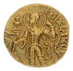 Gupta, Chandragupta II, Archer, 6.93 g. AV dinar