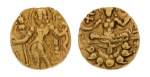 Gupta, Chandragupta II, Archer, 7.85 g. AV dinar