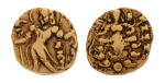 Gupta, Chandragupta II, Archer, 7.74 g. AV dinar