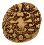 Gupta, Chandragupta II, Archer, 7.74 g. AV dinar
