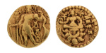 Gupta, Chandragupta II, Archer, 7.78 g. AV dinar
