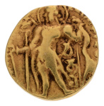 Gupta, Chandragupta II, Archer, 7.78 g. AV dinar