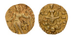 Gupta, Chandragupta II, Archer, 8.11 g. AV dinar