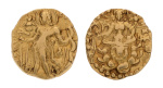 Gupta, Chandragupta II, Archer, 7.92 g. AV dinar