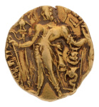 Gupta, Chandragupta II, Archer, 8.06 g. AV dinar