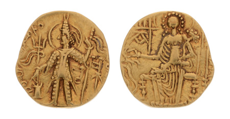 Kushanas, Shaka, c. mid-4th century, AV dinar, 7.74 g.