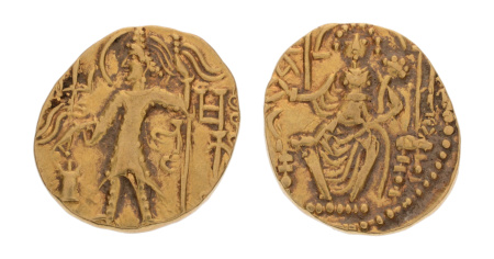 Kushanas, Shaka, c. mid-4th century, AV dinar, 7.86 g.
