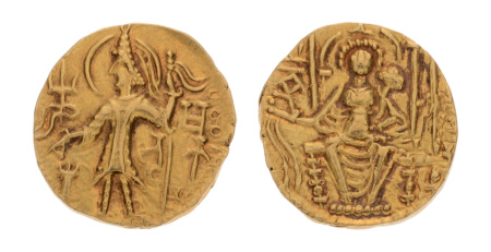 Kushanas, Shaka, c. mid-4th century, AV dinar, 7.80 g.