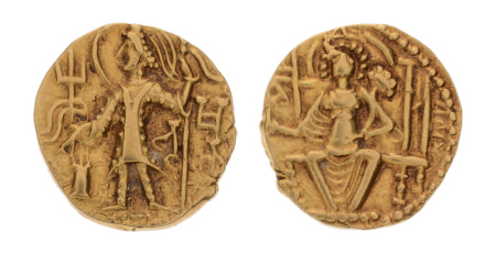 Kushanas, Shaka, c. mid-4th century, AV dinar, 7.82 g.