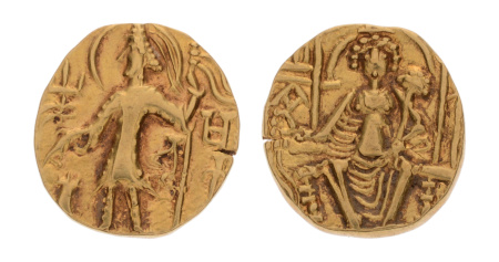 Kushanas, Shaka, c. mid-4th century, AV dinar, 7.73 g.