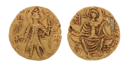 Kushanas, Shaka, c. mid-4th century, AV dinar, 7.66 g.