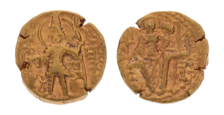 Kushanas, Shaka, c. mid-4th century, AV dinar, 7.67 g.